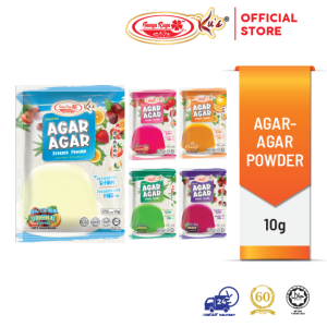 Serbuk Agar-Agar / Agar-Agar Powder 10g (Bunga Raya Ku's)