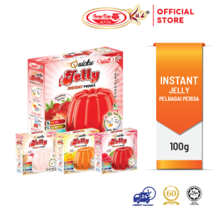 Serbuk Jelly Segera【Bancuh dgn Air Panas je!】100g (Bunga Raya Ku's Quicku)