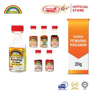 Serbuk Pewarna Makanan 20g (Cap Pelangi)