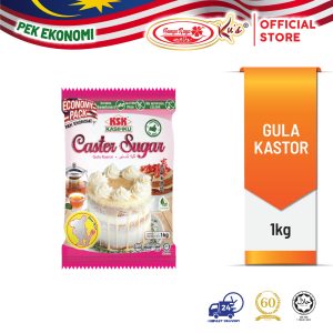 Caster Sugar 1kg (Kasihku Economy Pack)