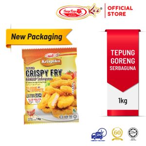 Tepung Crispy Fry【TANPA SALUTAN TELUR】1KG (Bunga Raya Ku's Krispiku)