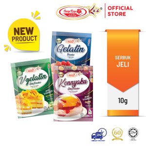 Serbuk Gelatin 10g (Bunga Raya Ku's)