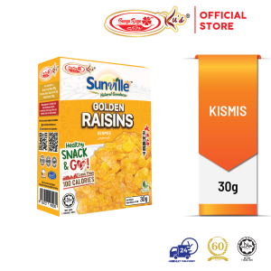 Kismis / Golden Raisins 30g (Bunga Raya Ku's)