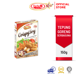 Tepung Crispy Fry【TANPA SALUTAN TELUR】150g (Bunga Raya Ku's Krispiku)