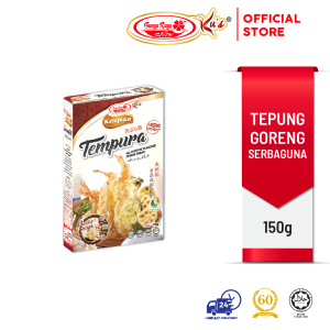 Tepung Tempura Rangup【TANPA SALUTAN TELUR】150g (Bunga Raya Ku's Krispiku)