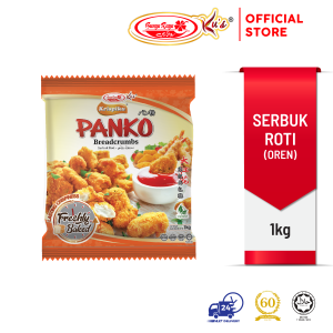 Japanese Panko Breadcrumbs (Orange)1kg (BR Ku's Krispiku)