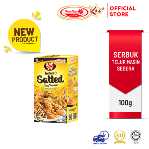 Serbuk Telur Masin Segera/Instant Salted Egg Powder 100g【HANYA TAMBAH AIR PANAS】(Bunga Raya Ku's)