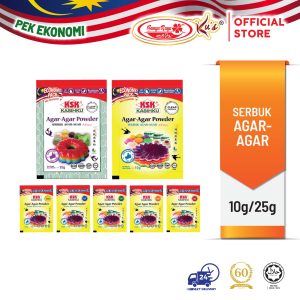 Serbuk Agar-Agar 10g & 25g (KSK Economy Pack)