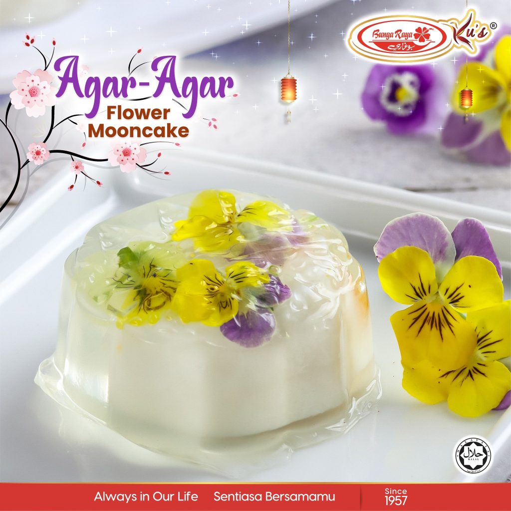 Agar-Agar Flower Mooncake - Baking & Cooking Made Easy with BUNGA RAYA ...