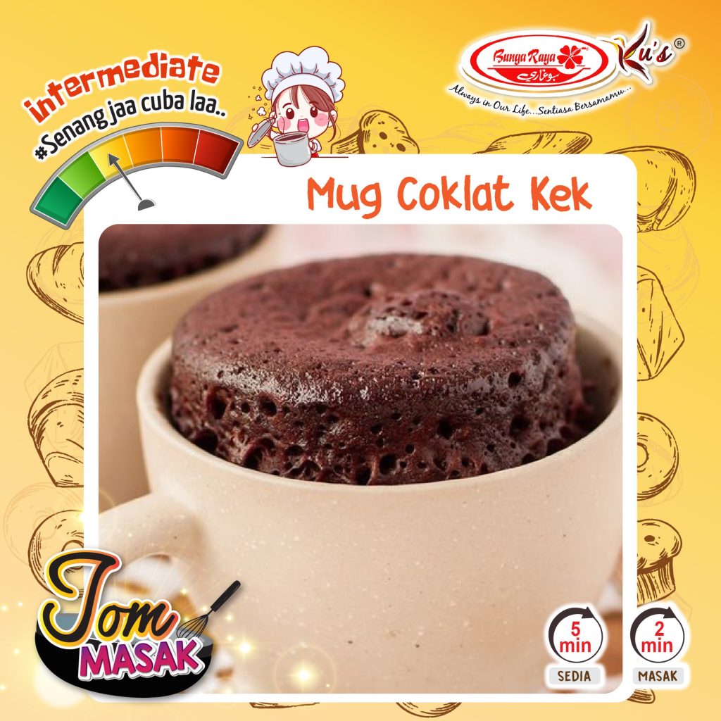Mug Coklat Kek - Baking & Cooking Made Easy with BUNGA RAYA KU'S ...