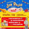this image contains details about jom pasar campaign, date, time and place will be held the campaign