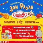 this image contains details about jom pasar campaign, date, time and place will be held the campaign
