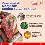 this picture contain tips for Cooking meat to make it more tender