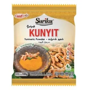 BUNGA RAYA KUS [Suriku] Serbuk Kunyit 25g - 100g